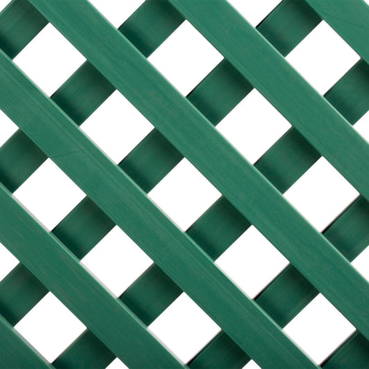 Celosía Pvc 18mm Verde - Decoración Y Separación De Ambientes 1x2 M / Color_0