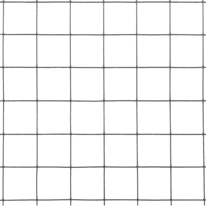 Alambrada De Gallinero Acero Revestimiento Pvc Gris 25x1 M / Vetonek_1