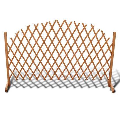 Valla Enrejada De Madera Maciza 180x100 Cm / Vetonek_1