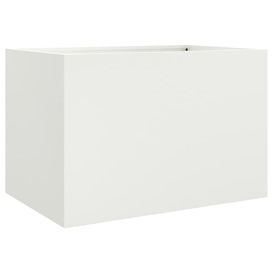 Jardinera Acero Blanco 62x47x46 Cm_0