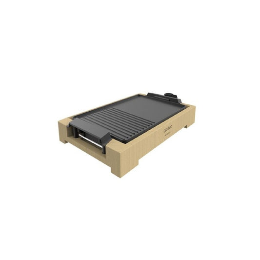 Cecotec Plancha Eléctrica Plancha De Cocina Tasty&grill 2000 Bamboo Black_0