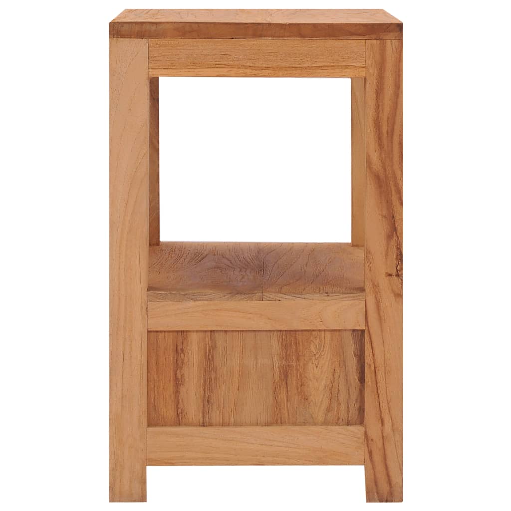 Mesita De Noche De Madera Maciza De Mango 40x30x50 Cm_2