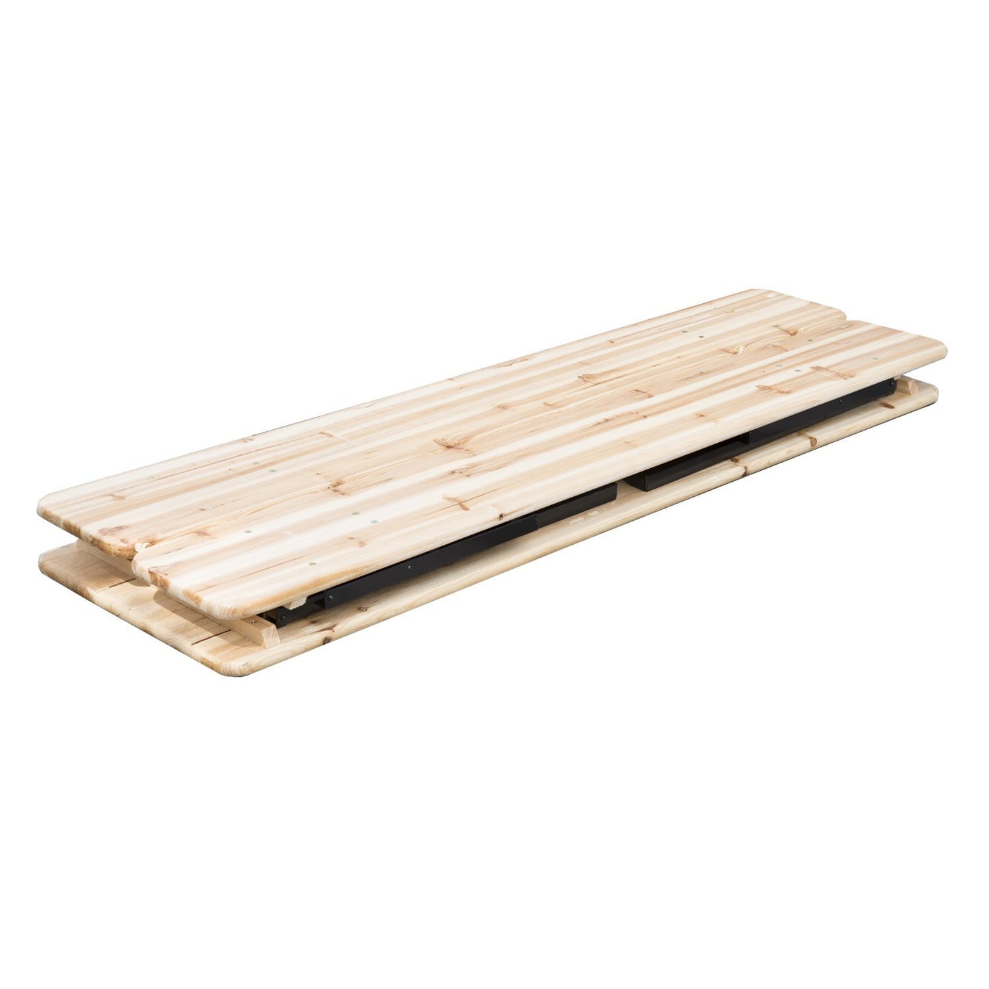 Outsunny Mesa Picnic Plegable 180x50x75cm 1 Mesa 2 Bancos Camping Terraza Jardin_5