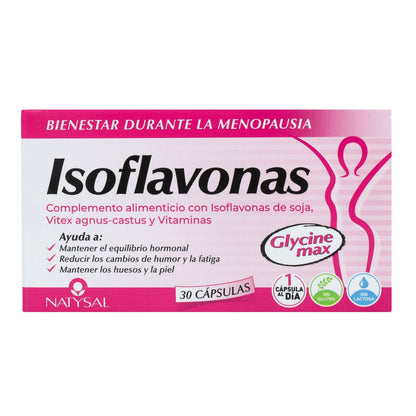Isoflavonas Con Vitaminas K2 D3 Nuevo Natysal 30 Capsulas