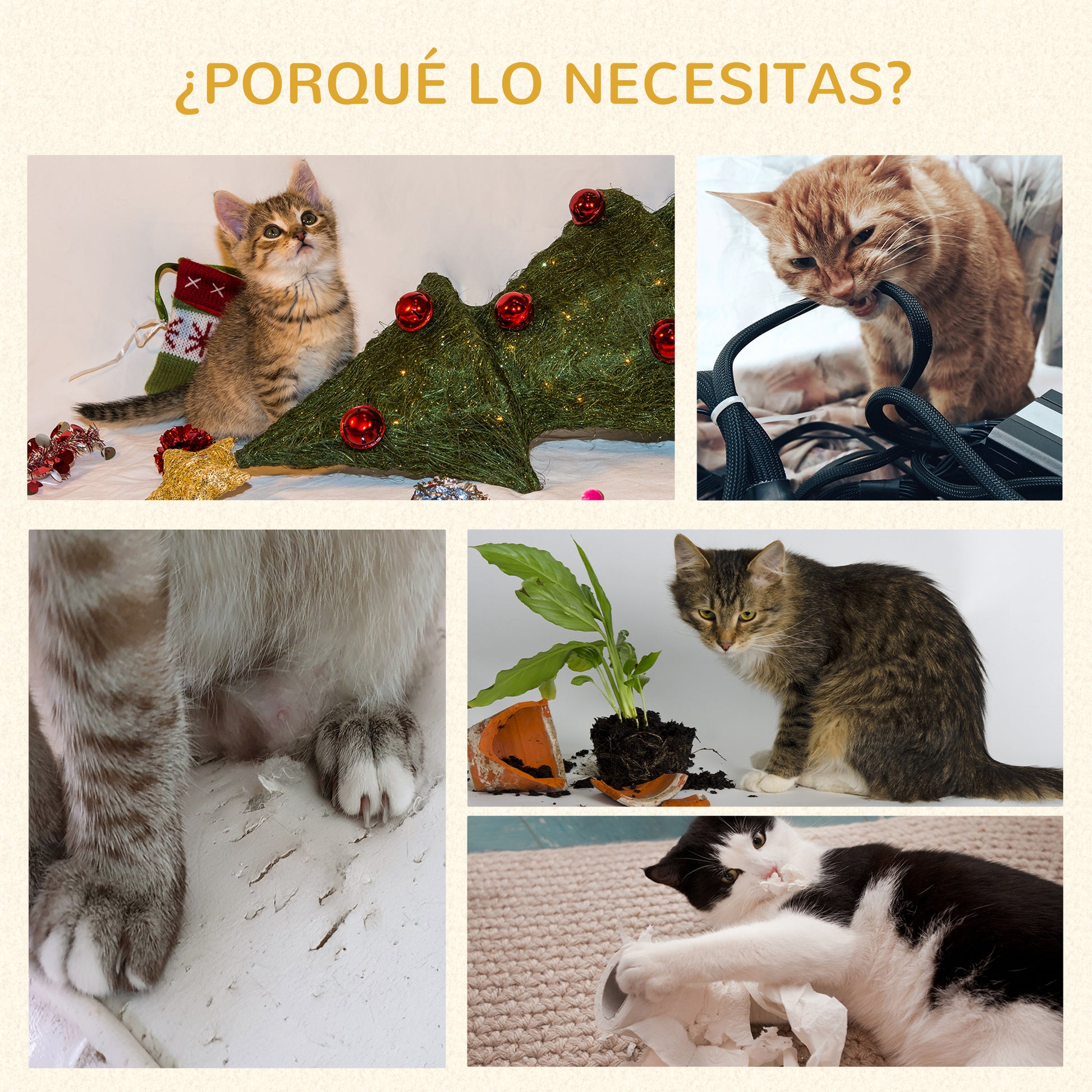 Pawhut Árbol Rascador Para Gatos Mediano 104 Cm Con Barril Cama Y Postes Marrón_5