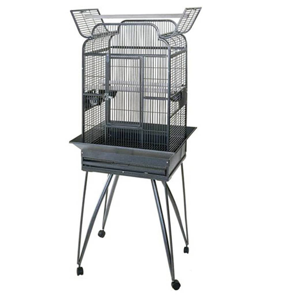 Strong Jaula Para Loros Villa Andrea Gris Silverstone 68x55x160 Cm_1