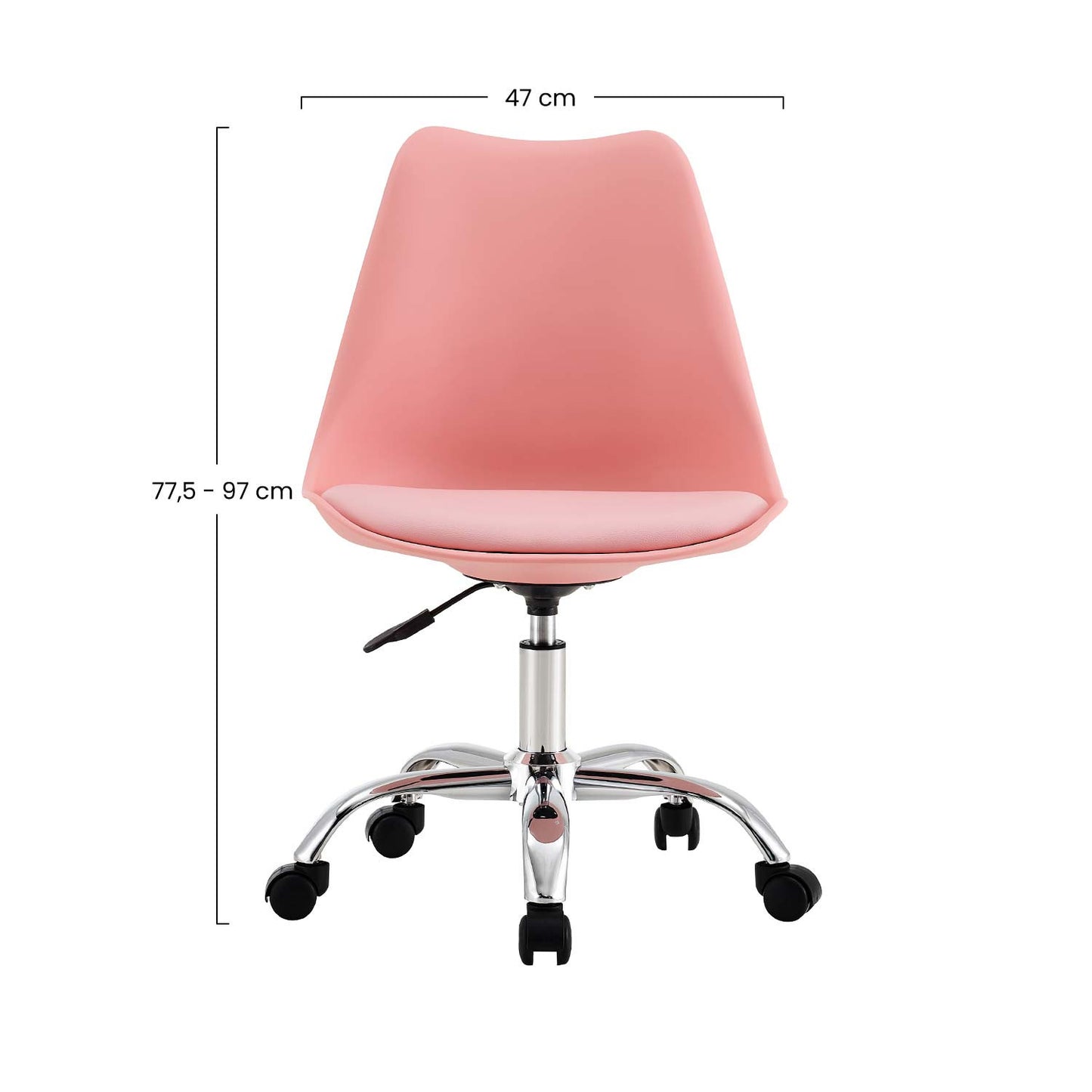 Silla De Escritorio Con Ruedas Eyre 97x47x58cm O91_5