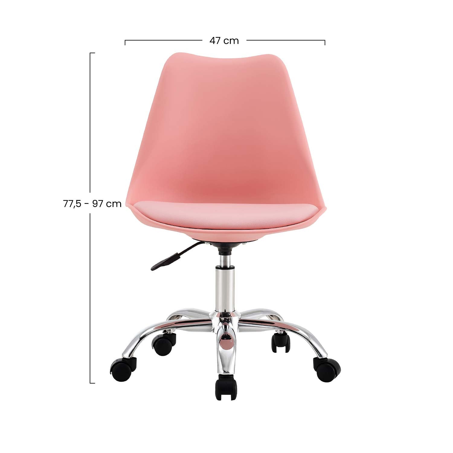 Silla De Escritorio Con Ruedas Eyre 97x47x58cm O91_5