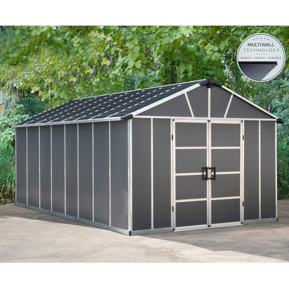 Caseta de jardín Yukon 519x332x252 cm Canopia by Palram