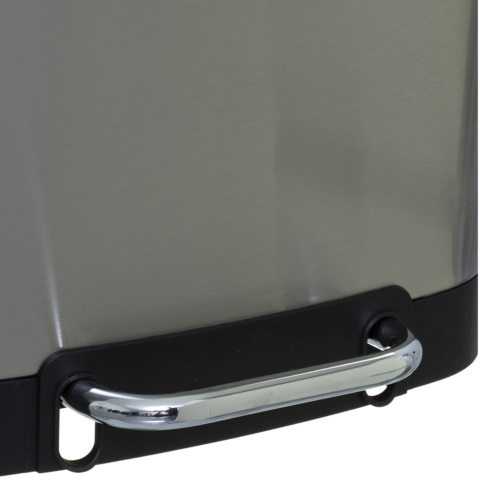 Wellhome Papelera Con Pedal De Metal 30l