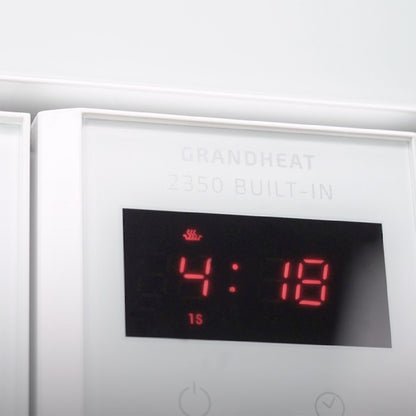 Microondas Encastrable Digital Grandheat 2350 Built-in White. 900w, Integrable, 23 Litros, Grill, 9 Funciones Preconfiguradas, Quick Start, Temporiz_3
