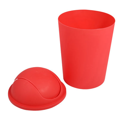 Cubo De Basura ako 5,5l Con Tapa Abatible Roja_3