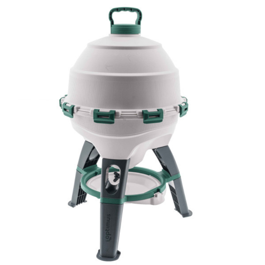 Finca Casarejo Bebedero Sifónico Para Aves (25l) - Bebedero Con Patas Para Gallinas De Plástico Resistente_0