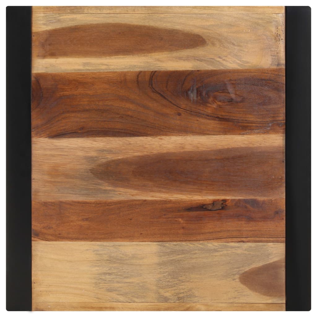 Mesa De Comedor Madera Maciza De Acacia 60x60x75 Cm_2