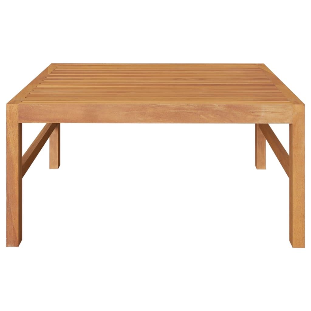 Vidaxl Set De Muebles De Jardín 2 Pzas Madera De Teca Y Cojines Crema_4