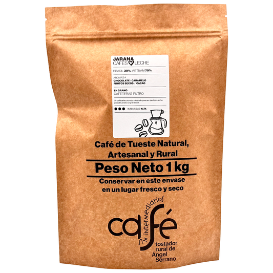 Cafe Sin Intermediarios Café Vietnam Jarana En Grano Para Filtro 1 Kg_0