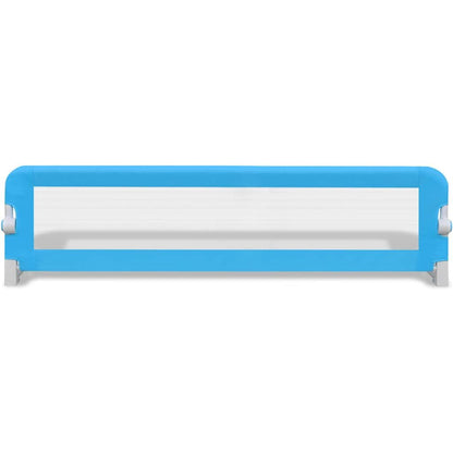 Vidaxl Barandilla De Seguridad Cama De Niño 2 Uds Azul 150x42 Cm_3