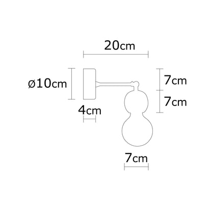 Aplique De Pared, Madera , Natural, 10x10x14, Casquillo E 27 Max 40 W_1