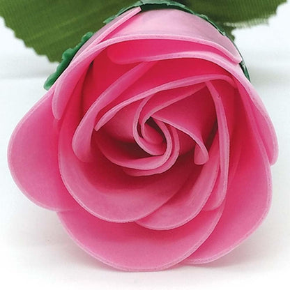 Rosa Con Pétalos De Jabón Aromático Para Baño Relajante (rosa) - Regalo Original Para Días Especiales - Aroma Atalcado_3