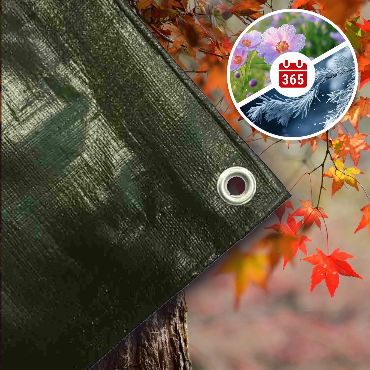 Lona Impermeable 10x16m, 210g/m², (160m²): Protección Robusta Para Exteriores