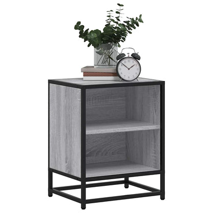 Mesitas Noche 2 Uds Madera Ingeniería Gris Sonoma 40x31x50 Cm_2