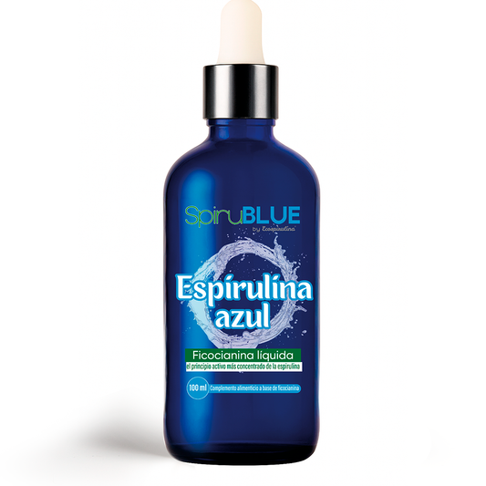 Ficocianina Líquida Ecológica De Espirulina Azul Ecospirulina 100 Ml_0