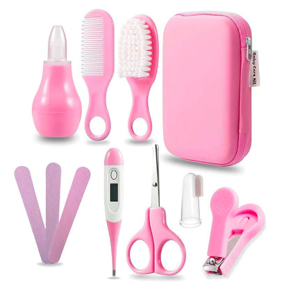 Bathby | Set De Manicura, Higiene Y Cuidado Para Bebé, Color Rosa_1