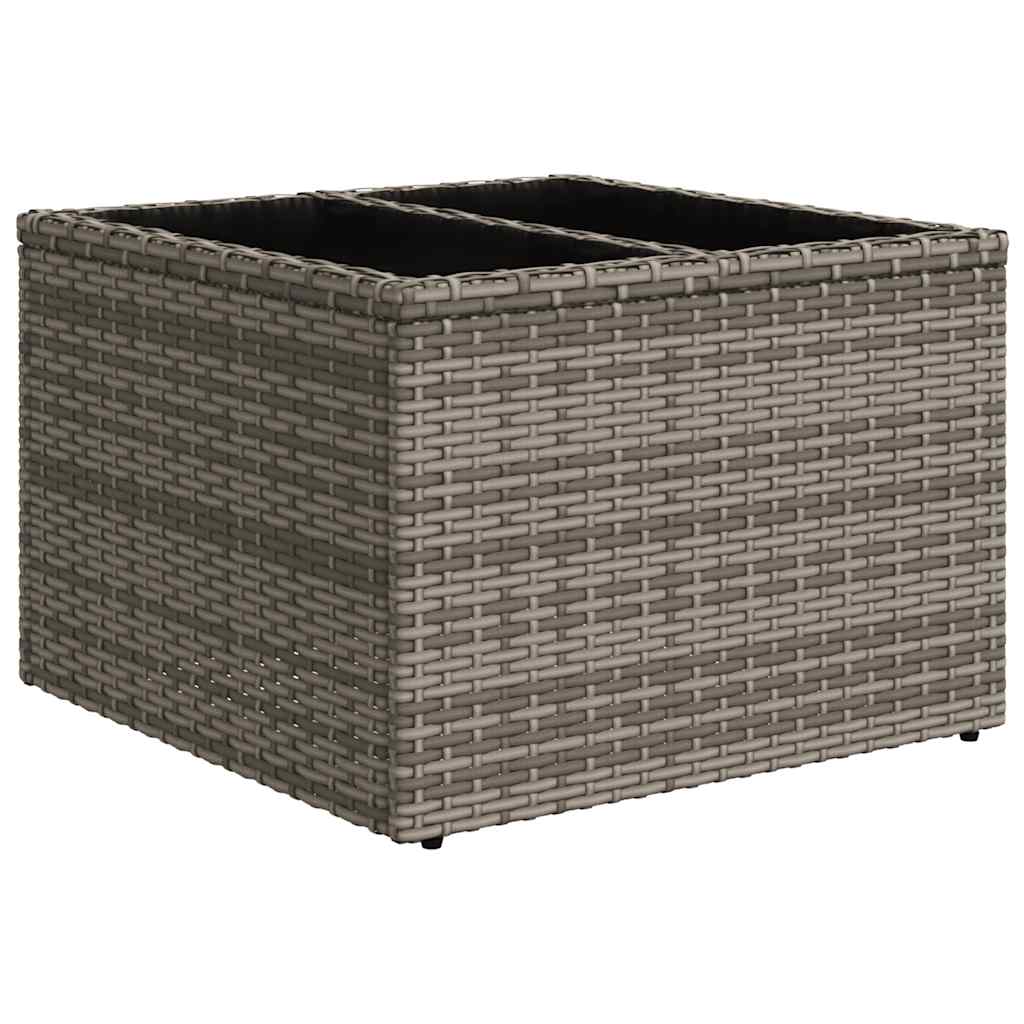 Set De Sofás De Jardín Y Cojines 8 Piezas Ratán Sintético Gris / Vetonek_5