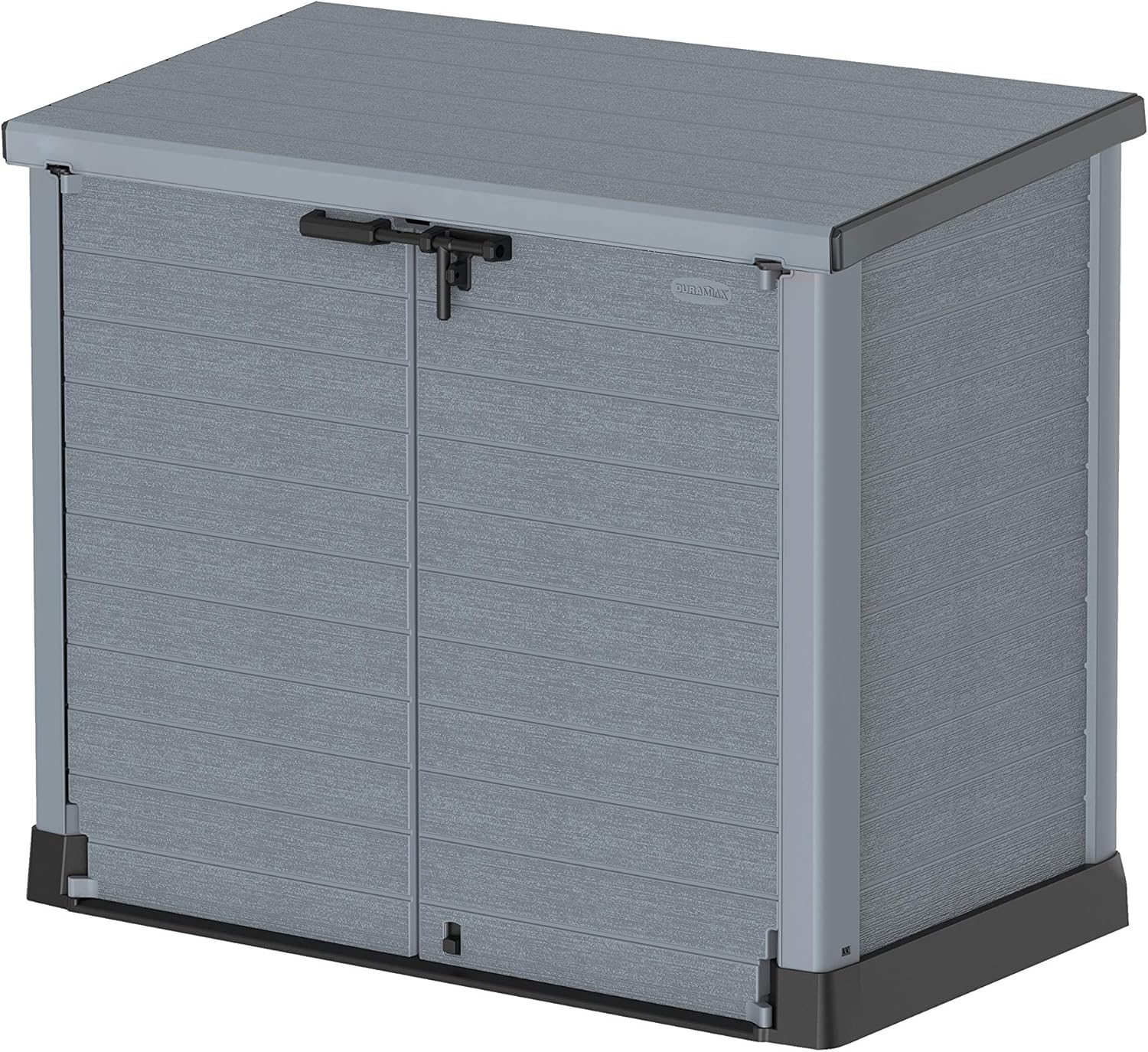 Duramax - Arcón Cubre Cubos Exterior - 1200 L - Pvc - Color Gris Claro -  -_0