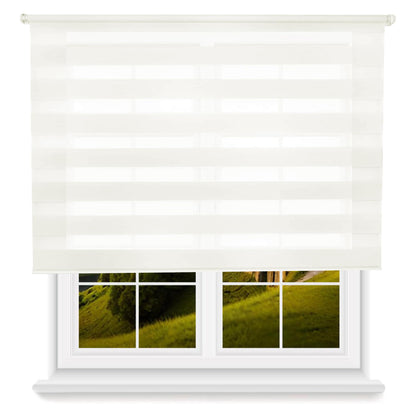 Estor Blanco Roto 160x250cm Enrollable Día/noche Wellhome_0