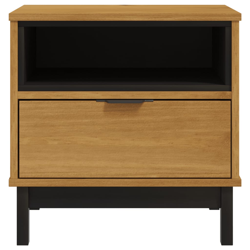 Mesa Auxiliar Flam Madera Maciza De Pino 50x50x50 Cm_3