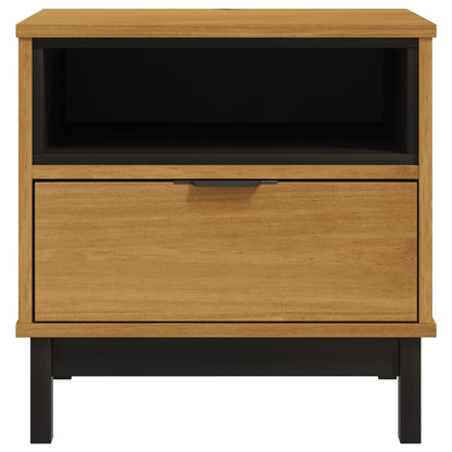 Mesa Auxiliar Flam Madera Maciza De Pino 50x50x50 Cm_3