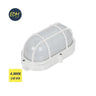 Aplique Oval Rejilla Exterior Led 9w 810lm Ip65 4000k 11,8x21,2x9mm Edm