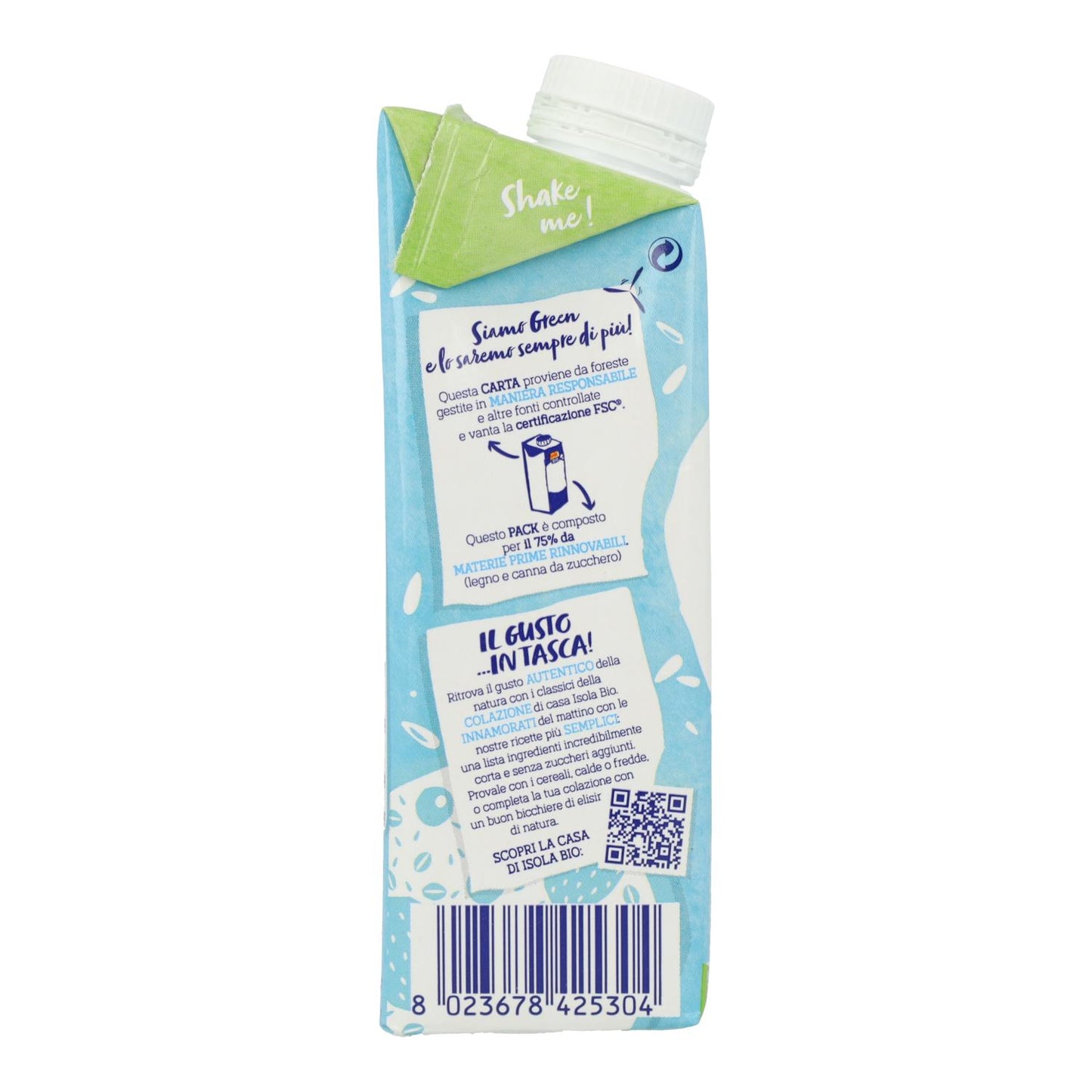 Pack 24 uds Bebida de Arroz y Coco ecológica Bio Isola BIO 250 ml
