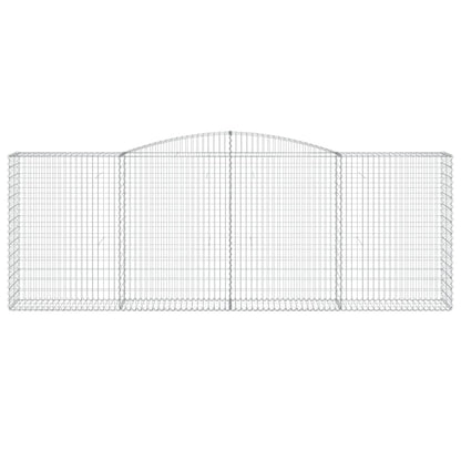 Cestas Gaviones 9 Uds Forma De Arco Hierro 400x50x140/160 Cm_3