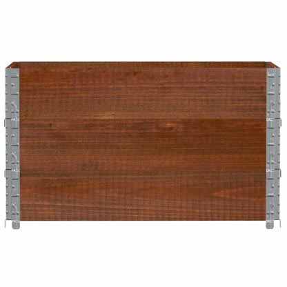 Jardinera De Madera Maciza De Pino Marrón 100x50 Cm_2