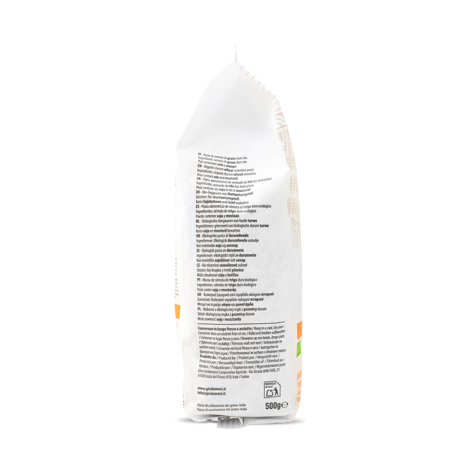 Farfalle de trigo bio Girolomoni 500g