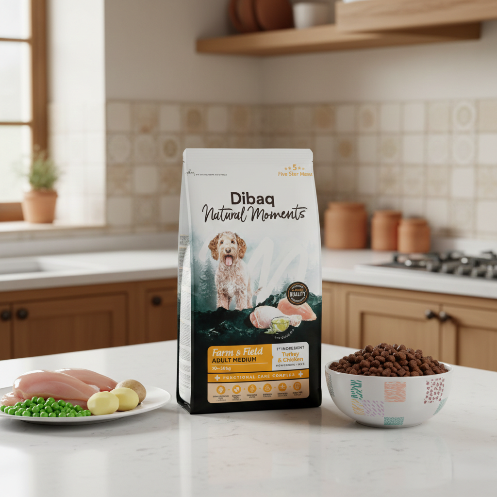 Dibaq Natural Moments 5 Star Pavo Y Pollo Adulto Razas Medianas 2 Kg_2