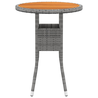 Vidaxl Juego De Muebles De Jardín De 5 Piezas Ratán Sintético Gris_5