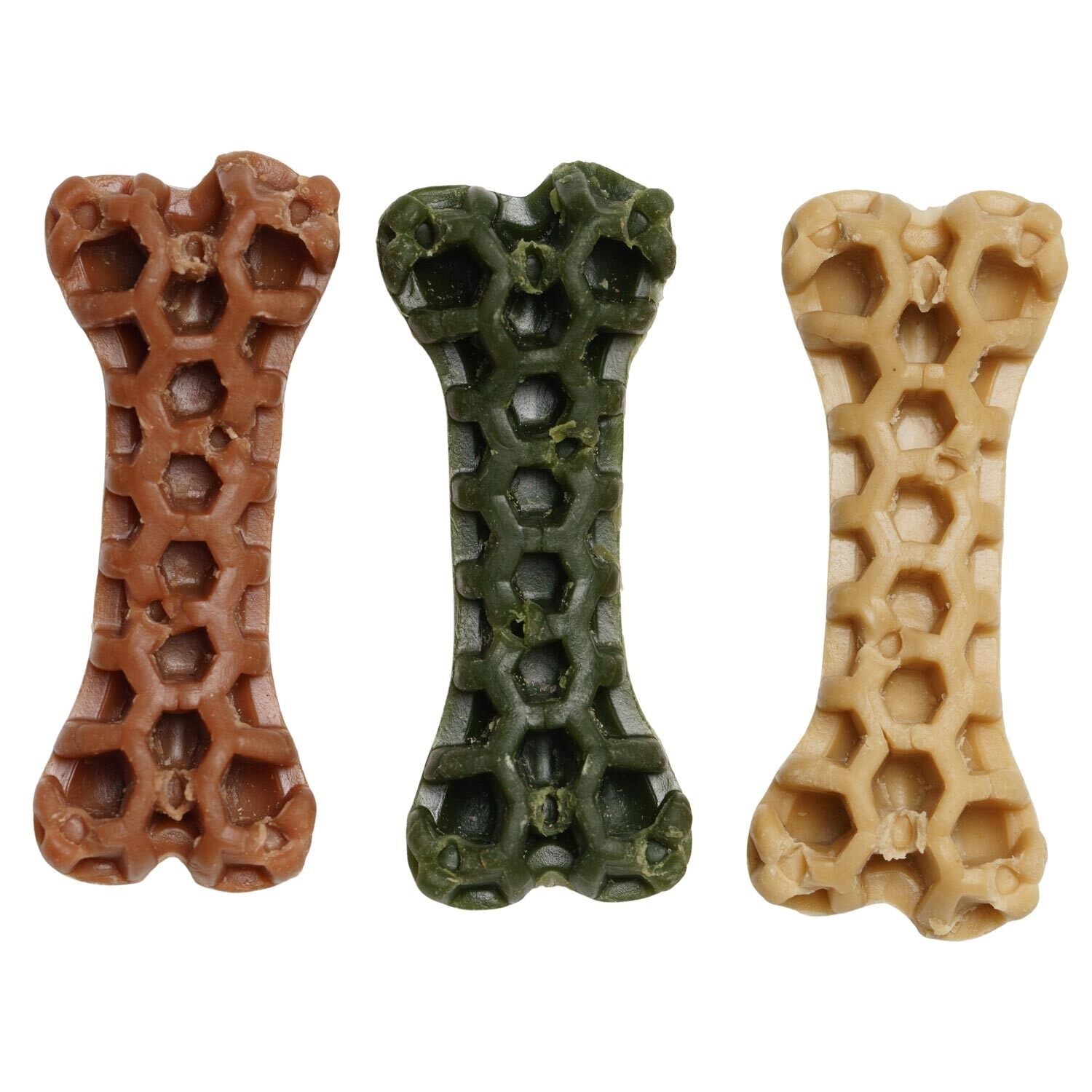 500g Snacks Dental Para Perro, En Forma De Hueso De 8,5cm, Multisabor Sin Gluten, 17u Aprox_1