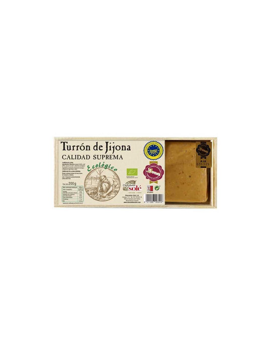 Turrón De Jijona Bio - Chocolates Solé_0