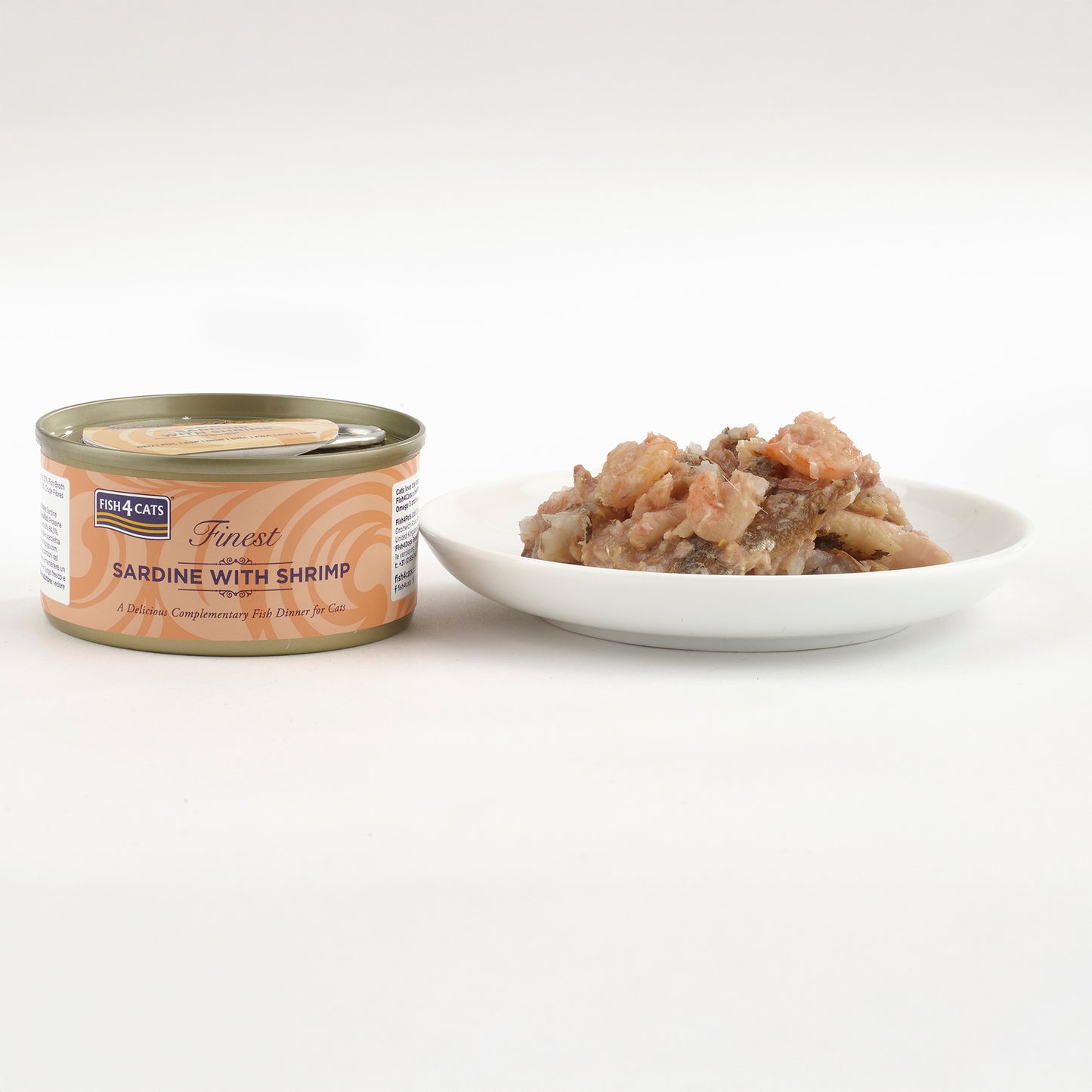 Fish4cats Filete Para Gato – Sardina Con Camarón 70 G (pack De 10)