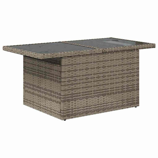 Set De Muebles De Jardín 6 Pzas Y Cojines Ratán Sintético Gris / Vetonek_0