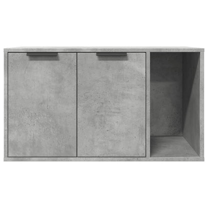Vidaxl Mueble Arenero Para Gatos Madera Gris Hormigón 80x50x45 Cm_4