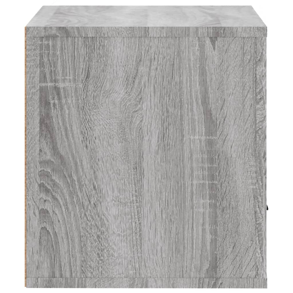 Mueble Zapatero Pared Madera De Pino Gris Sonoma 70x35x38 Cm / Vetonek_2