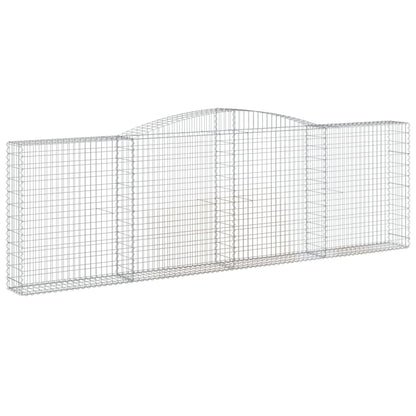 Cestas Gaviones 20 Uds Forma De Arco Hierro 400x30x120/140 Cm_2