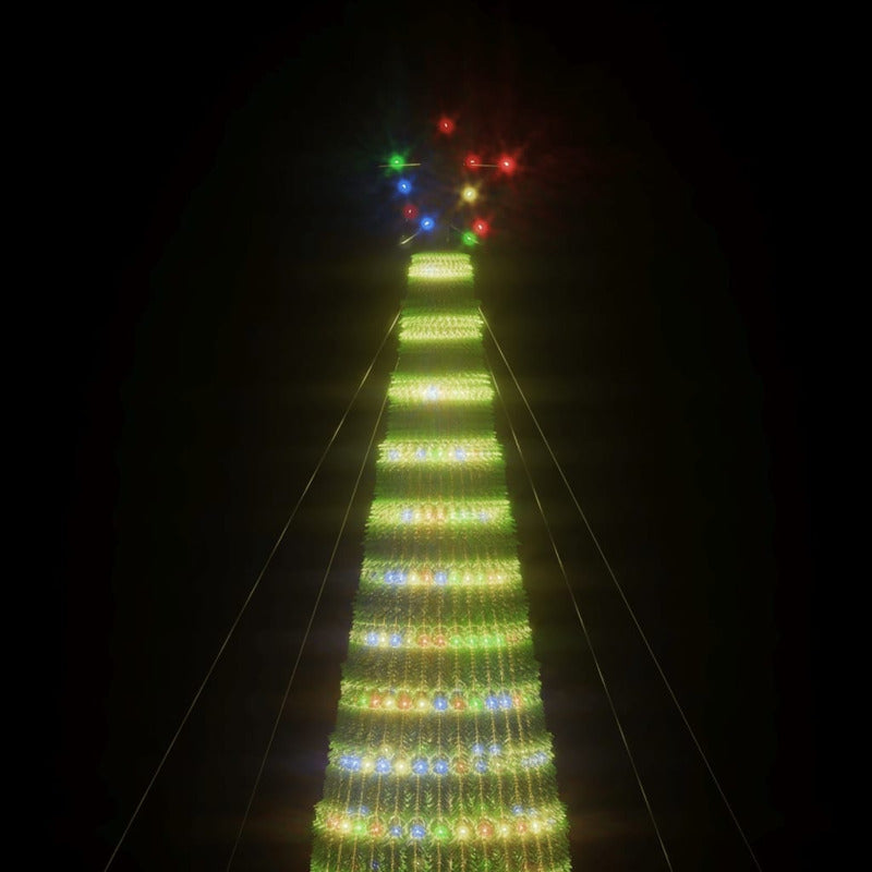 Vidaxl Árbol De Navidad Led 1544 Leds De Colores 500 Cm_5
