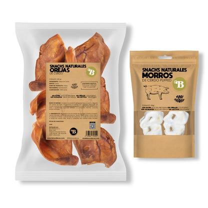 Bimordiscos Pack Snacks Naturales De Cerdo Para Perros_0
