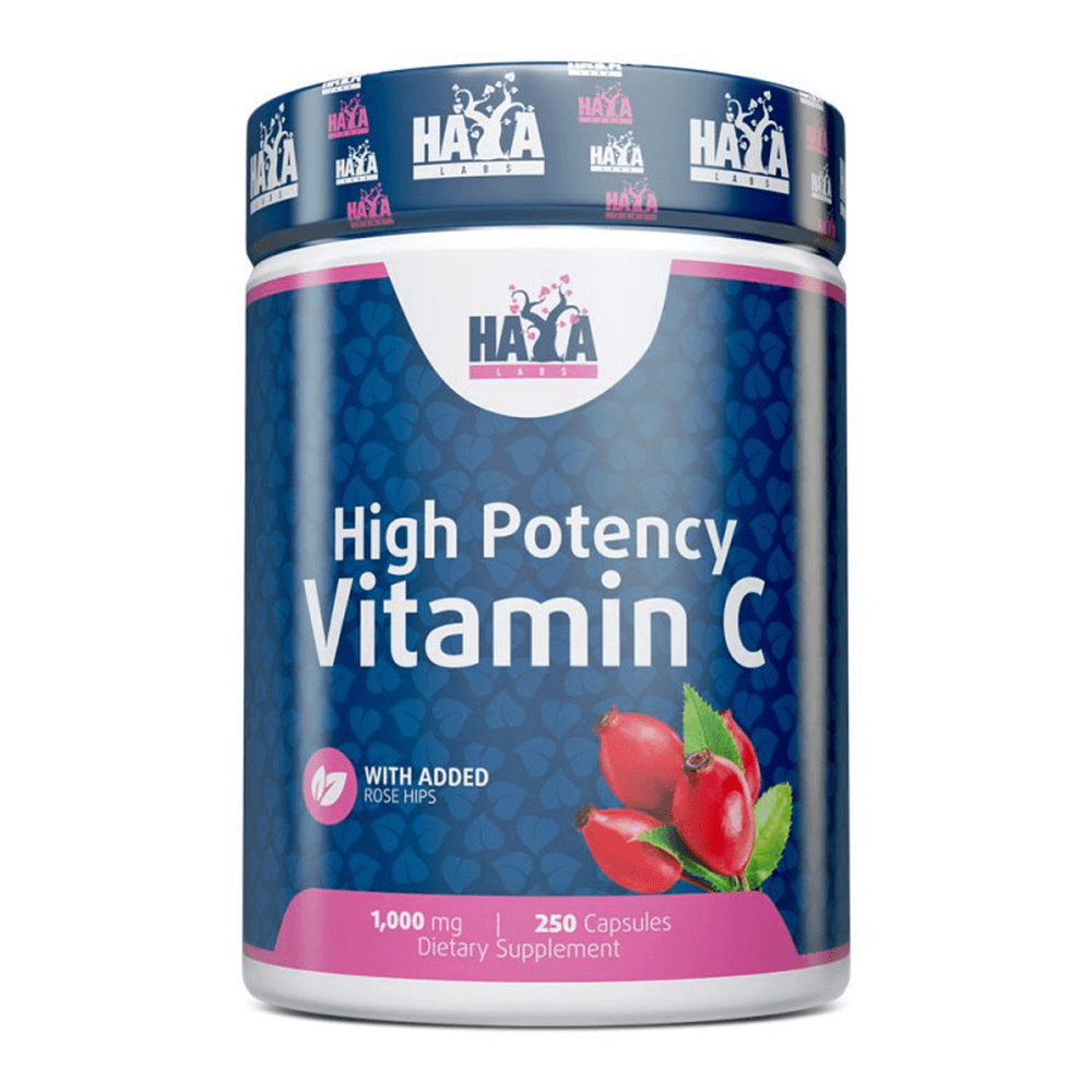 Vitamina C Con Rose Hips De Alto Grado 1000mg - 250 Cápsulas - Vitamina C - Haya Labs_0