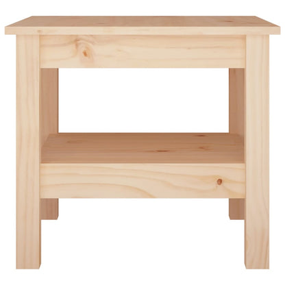 Mesa De Centro De Madera Maciza De Pino 45x45x40 Cm_1